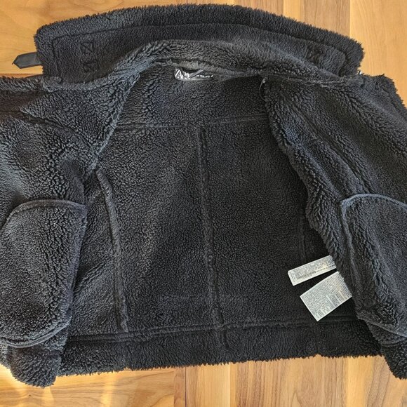 Zara Faux Shearling black Aviator Coat - Picture 5 of 7